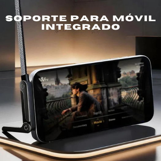 Cargador Invisible con Soporte para Móvil 2en1