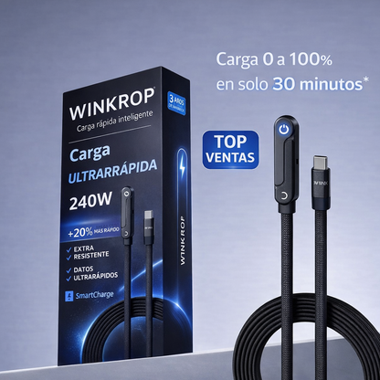 Winkrop SmartCharge™ | Carga y usa tu móvil sin molestias